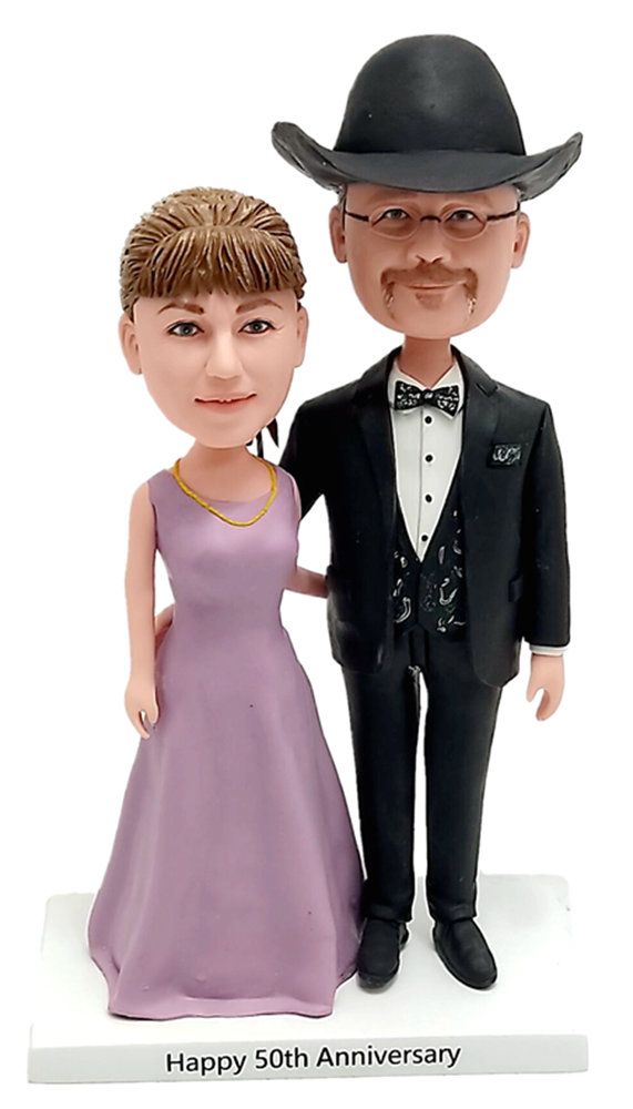 Custom Custom cake toppers for parents figurines made from photos